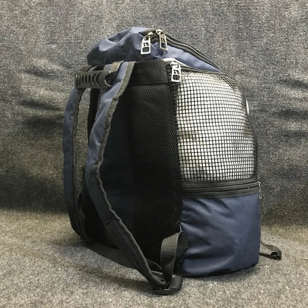 RUSSELL Athletic 116660WR-NVY Navy Blue & White Sports Backpack / Gym Swim Bag